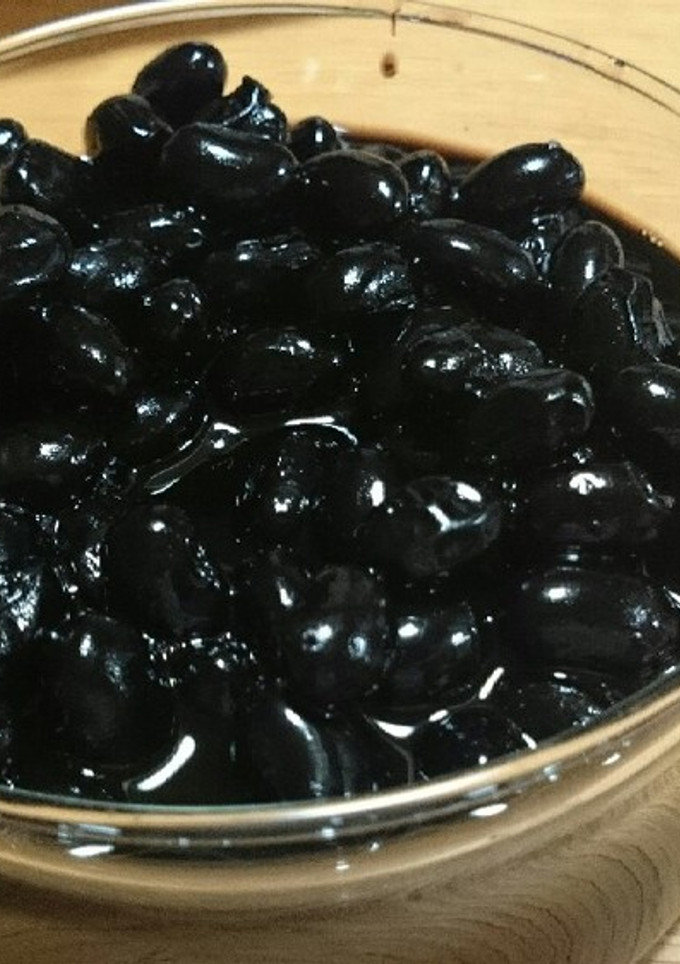おいしい黒豆の煮方（豆3合）-レシピのメイン写真
