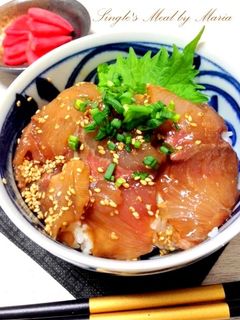 刺身が余ったら♡漬け丼-レシピのメイン写真