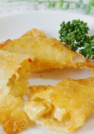 鶏ムネ肉とキムチーズの揚げワンタン-レシピのメイン写真