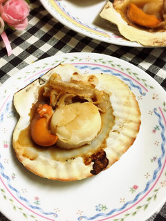 殻つきホタテの醤油焼き-レシピのメイン写真