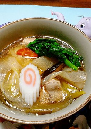 澄んで出汁がうま～い☆お雑煮(関東風)♪-レシピのメイン写真