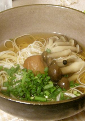 本格・梅にゅうめん-レシピのメイン写真