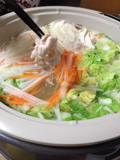 野菜たくさん食べれちゃうしゃぶしゃぶ鍋-レシピのメイン写真