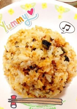 焦がしバター醤油の野沢菜炒飯-レシピのメイン写真