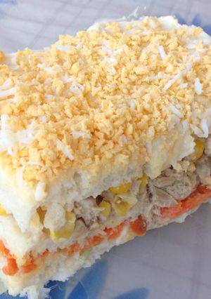 具材たっぷり！スペイン☻サラダ☻ケーキ-レシピのメイン写真