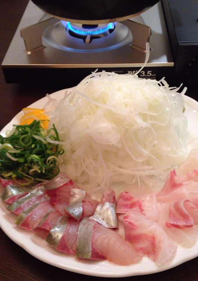 漁師推薦！新鮮魚と玉ねぎのしゃぶしゃぶ-レシピのメイン写真