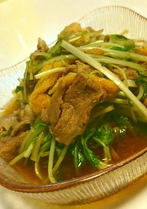 水菜と豚肉で簡単一品♡-レシピのメイン写真
