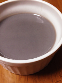 黒豆の煮汁活用*寒天で!黒豆プリン-レシピのメイン写真