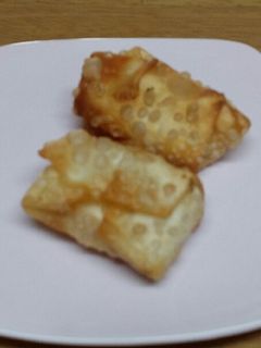 餃子の皮で揚げアップルパイ-レシピのメイン写真