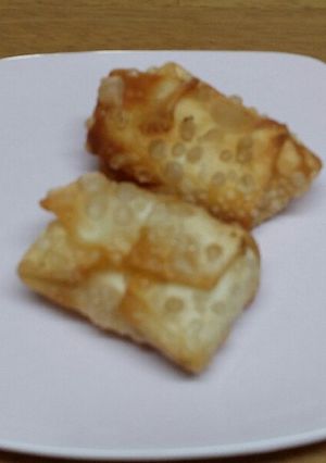 餃子の皮で揚げアップルパイ-レシピのメイン写真