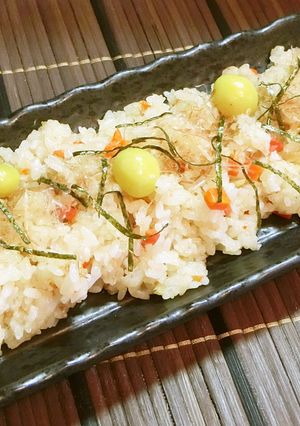 かつお節のモチモチおこわ-レシピのメイン写真