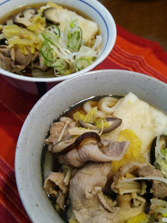 お正月のお餅!揚げ餅力・肉うどん&蕎麦♪-レシピのメイン写真