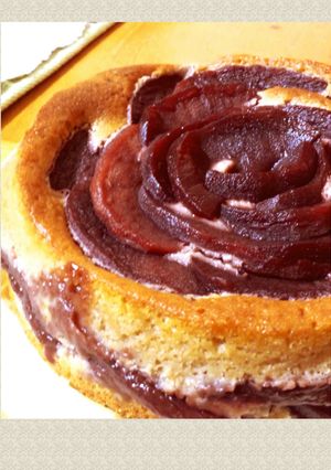 りんごのローズケーキ-レシピのメイン写真