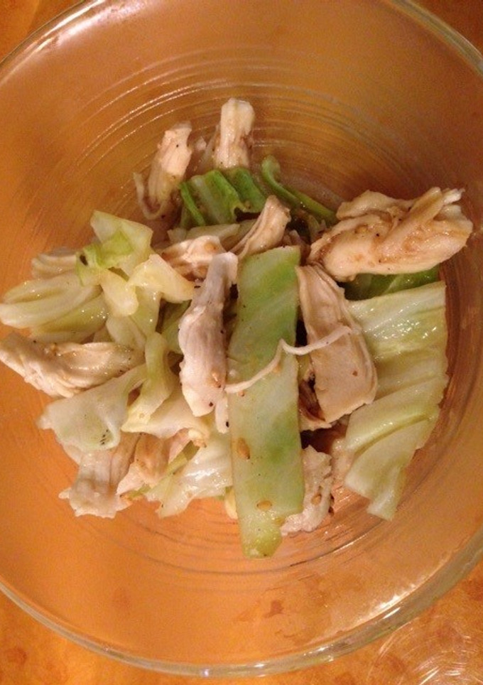 簡単☆ささみとキャベツのマヨ醤油炒め-レシピのメイン写真