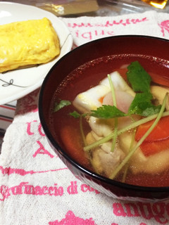 ほんのり甘めのお吸い物★お雑煮-レシピのメイン写真