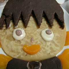 顔ケーキ（＾o＾）/-レシピのメイン写真