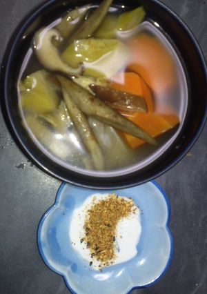 減塩、野菜いっぱいお雑煮-レシピのメイン写真