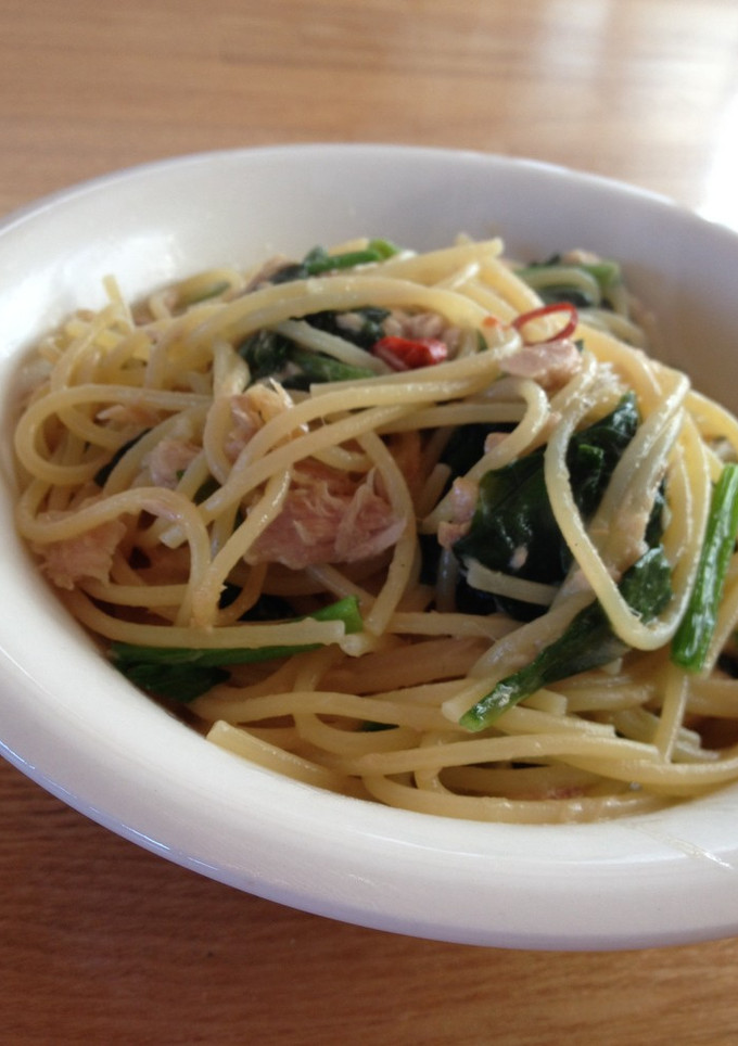 簡単☆ほうれん草とツナのパスタ-レシピのメイン写真