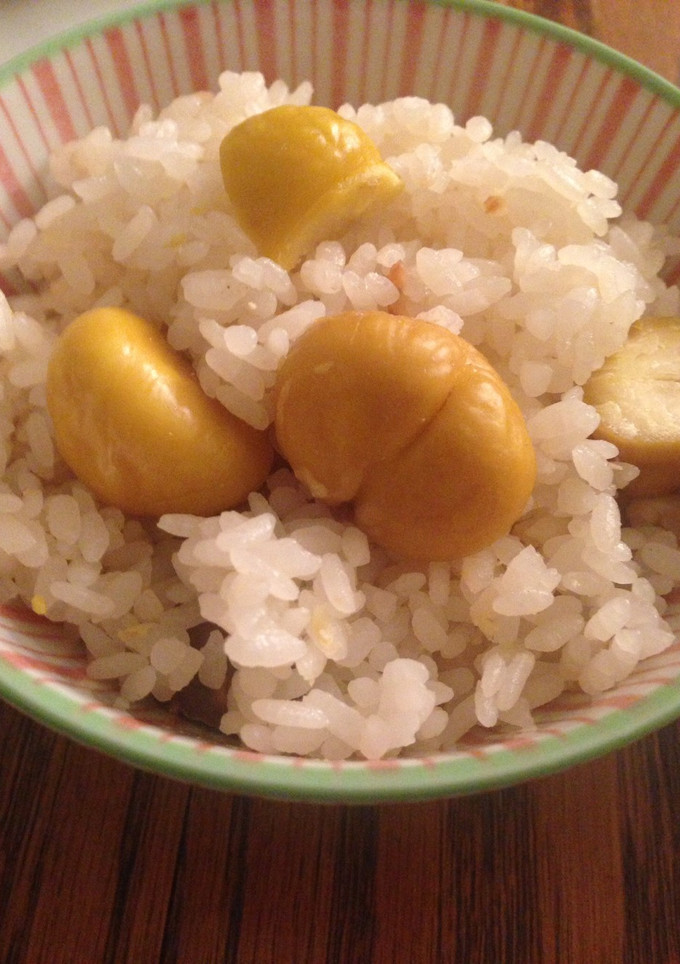秋の味覚 栗ごはん-レシピのメイン写真