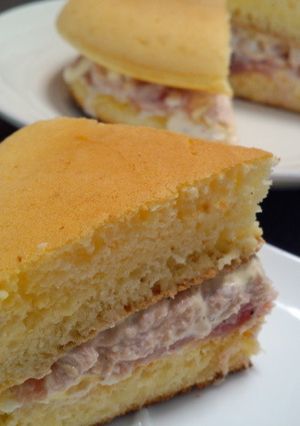 ＊*・ホットケーキでサンドイッチ・*＊-レシピのメイン写真
