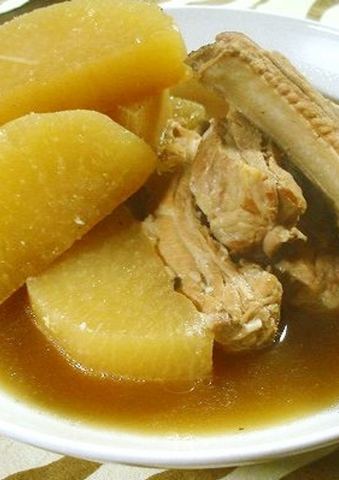 大根とスペアリブの肉骨茶風煮込み-レシピのメイン写真