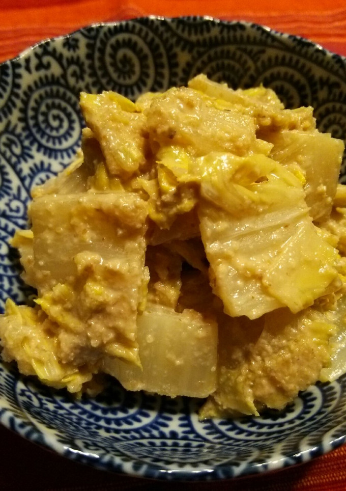 白菜消費！蒸し白菜の胡桃和え♪-レシピのメイン写真