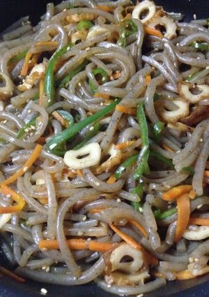 すき焼きのタレで蒟蒻きんぴら★☆-レシピのメイン写真