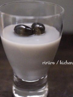 黒豆牛乳かん-レシピのメイン写真