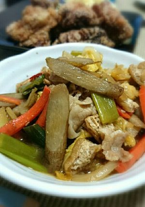 シャキシャキ♪ゴボウの絶品炒め煮！-レシピのメイン写真