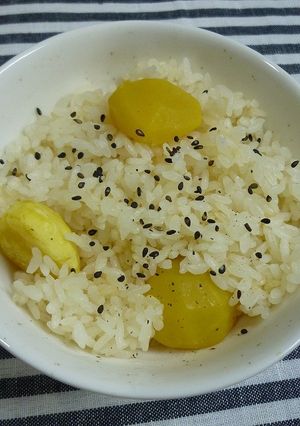 お節リメイク！栗ごはん-レシピのメイン写真