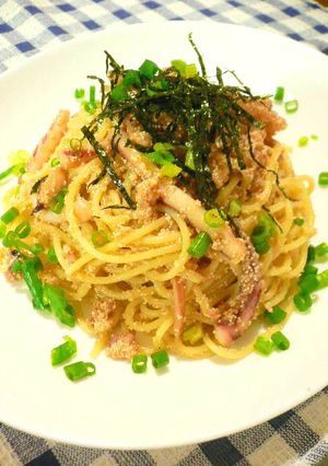イカめんたいこスパゲッティー-レシピのメイン写真