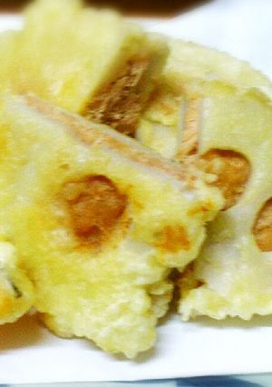サックサク～♪レンコンのツナサンド揚げ-レシピのメイン写真