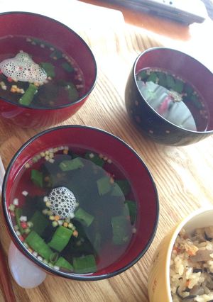 汁物★我が家の時短&持参のお吸い物-レシピのメイン写真