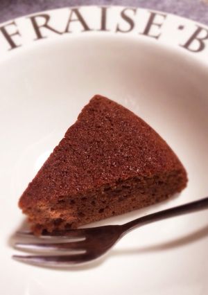 炊飯器deしっとり濃厚チョコケーキ♪-レシピのメイン写真