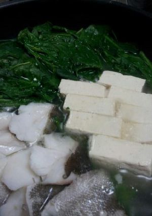 ほうれん草湯豆腐-レシピのメイン写真