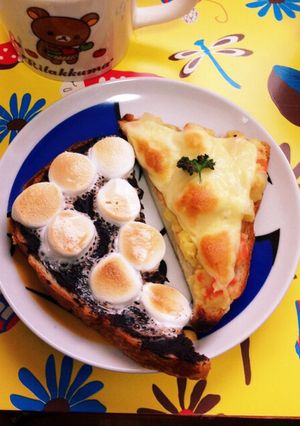 朝からカフェ気分☆おしゃれトースト-レシピのメイン写真