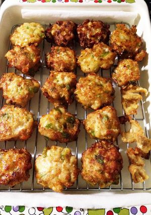 野菜たっぷり☆フライパンでチキンナゲット-レシピのメイン写真