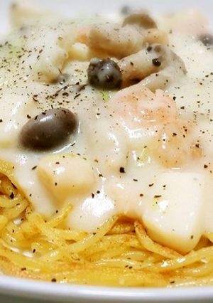 ◆海鮮クリームあんかけ焼きそば◆-レシピのメイン写真