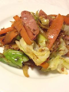 鰹節で美味しくなる! 野菜炒め-レシピのメイン写真