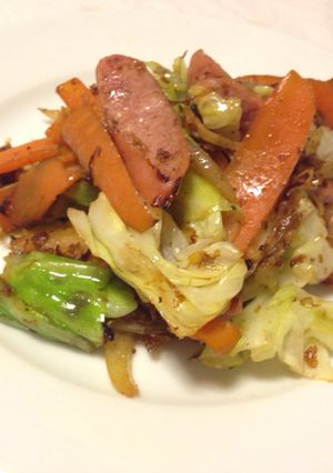 鰹節で美味しくなる! 野菜炒め-レシピのメイン写真