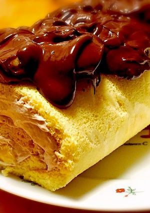コストコPMふわチョコバナナロールケーキ-レシピのメイン写真