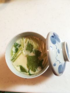 お吸い物の残りで茶碗蒸し-レシピのメイン写真