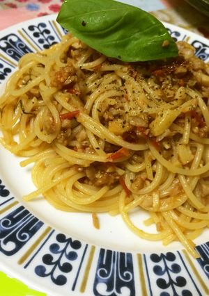 バジルとにんにくのペペロンチーノ-レシピのメイン写真