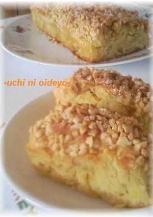 さくさくナッツとしっとり林檎のケーキ-レシピのメイン写真