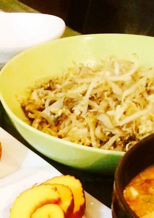 めんつゆで♪舞茸ともやしの卵いため-レシピのメイン写真