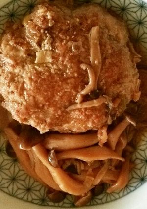 和風煮込みハンバーグ-レシピのメイン写真