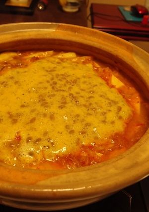 納豆好きへ♪　ふわとろムース納豆キムチ鍋-レシピのメイン写真