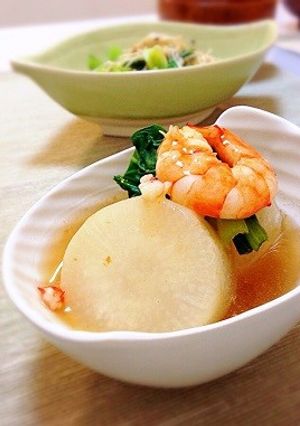 海老の出汁が美味しい！大根の煮物-レシピのメイン写真