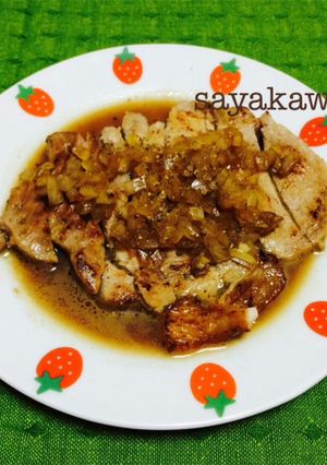 肉料理にぴったりなオニオンソース-レシピのメイン写真