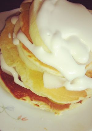 リンゴのパンケーキ-レシピのメイン写真